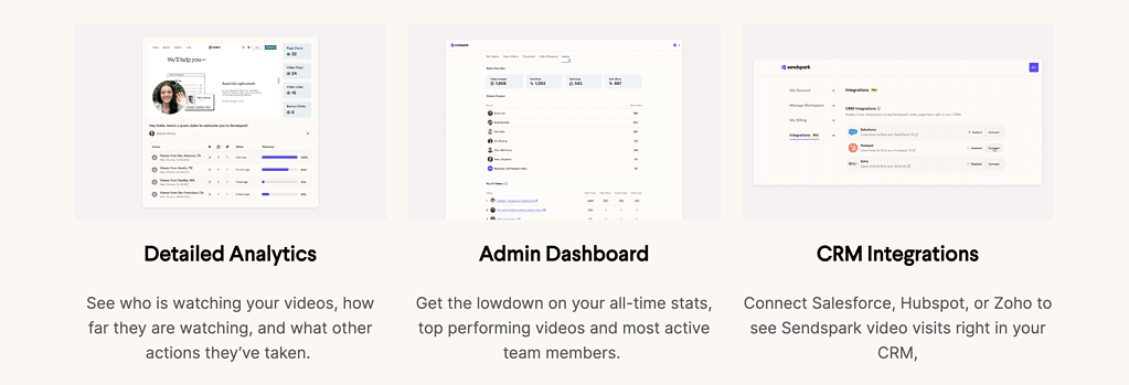 sendspark detailed analytics dashboard 