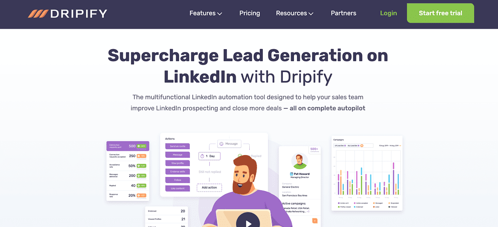 Dripify linkedin automation